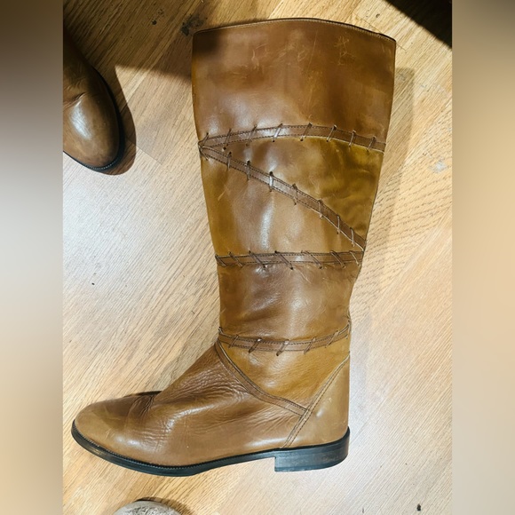Joan & David leather boots womens size 38 - Picture 3 of 4